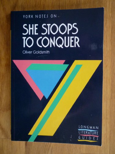 9780582782266: She Stoops to Conquer (York Notes)