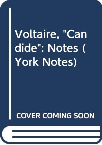 Beispielbild fr York Notes on Voltaire's "Candide" zum Verkauf von WorldofBooks
