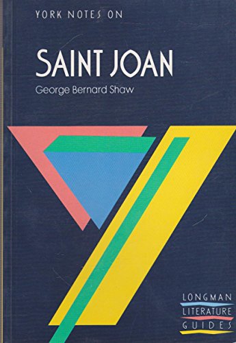 Stock image for Saint Joan (York Notes On) for sale by AwesomeBooks