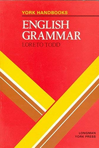 Beispielbild fr English Grammar (York Handbooks) zum Verkauf von AwesomeBooks