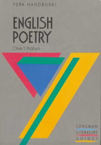 Stock image for English Poetry (York Handbooks) for sale by WorldofBooks