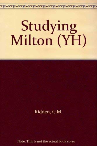 Stock image for York Handbook: Studying Milton (YH) for sale by Wonder Book