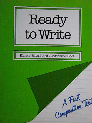 Imagen de archivo de Ready to Write a la venta por Better World Books