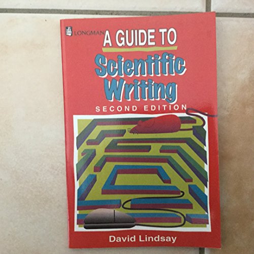 9780582803121: A Guide to Scientific Writing