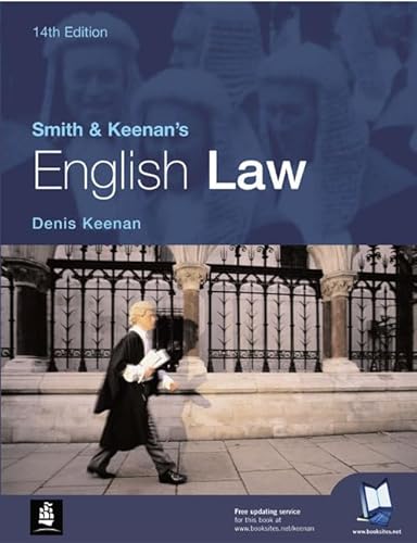 Imagen de archivo de Smith & Keenan's English Law a la venta por Phatpocket Limited