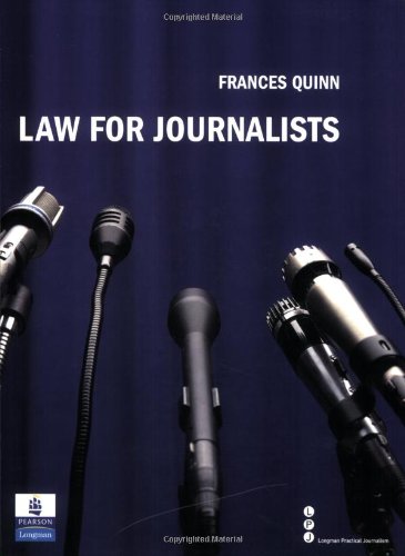 Beispielbild fr Law for Journalists zum Verkauf von WorldofBooks
