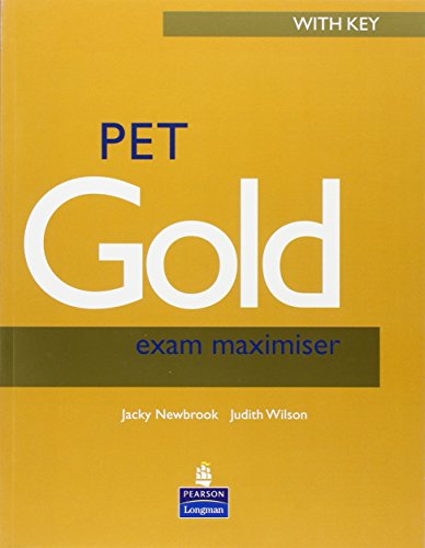 Imagen de archivo de PET Gold Exam Maximiser With Key New Edition a la venta por Blackwell's