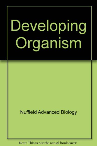 9780582826045: Developing Organism