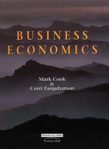 Business Economics (9780582842809) by Chopra P.N.