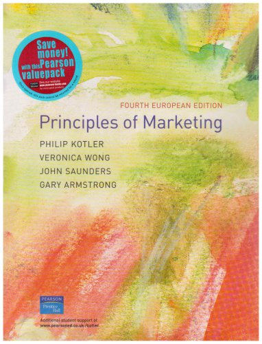 Principles of Marketing: v. 1 (9780582849778) by Philip Kotler; Charles Beard