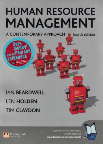 Online Course Pack: Human Resource Managemnet 4/e & OCC Pin Card (9780582850156) by Ian J. Beardwell; Len Holden; Tim Claydon