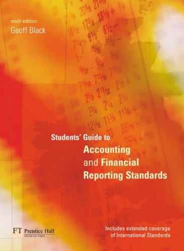 Multi Pack: Financial Accounting & Reporting 9e with Stud's Gde to Financial Accting & Reporting Standards 9e (9780582850668) by Elliott, Mr Barry; Elliott, Jamie; Black, Mr Geoff