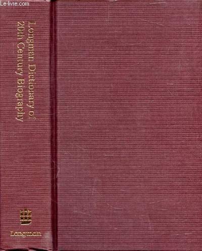 9780582892132: Longman Dictionary of 20th Century Biography