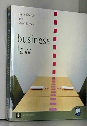 Beispielbild fr Business Law zum Verkauf von AwesomeBooks