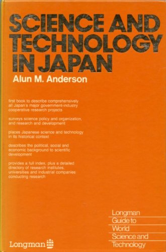 9780582900158: Science and technology in Japan (Longman guide to world science and technology)