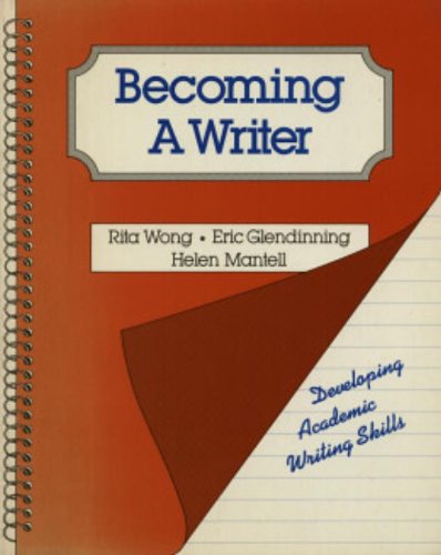 Beispielbild fr Becoming a Writer: Developing Academic Writing Skills zum Verkauf von More Than Words
