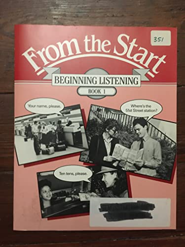 From the Start: Beginning Listening Book 1 (9780582907270) by Jann Huizenga