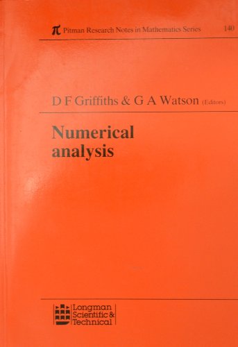 Stock image for Numerical Analysis for sale by Better World Books