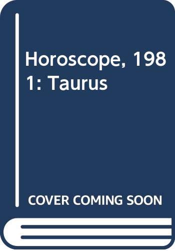 Horoscope, 1981: Taurus (9780583132060) by Jo Sheridan