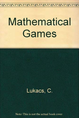 Stock image for Mathematical Games for sale by AwesomeBooks