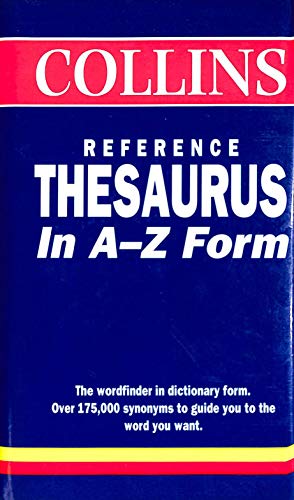 Imagen de archivo de Collins Reference Thesaurus in A-Z Form a la venta por WorldofBooks