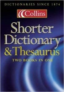 Beispielbild fr Shorter Dictionary and Thesaurus zum Verkauf von Better World Books Ltd