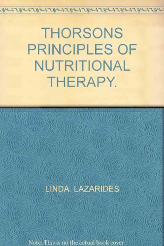 9780583344517: THORSONS PRINCIPLES OF NUTRITIONAL THERAPY.
