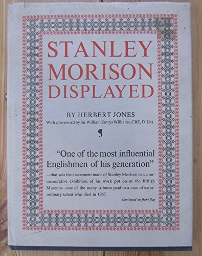 9780584103526: Stanley Morison Displayed (Ars Typographica Library)