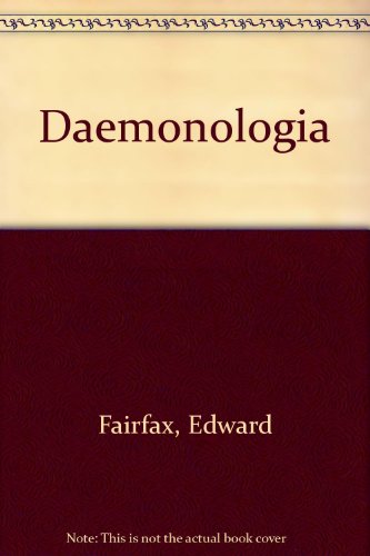 Daemonologia (9780584109207) by Edward Fairfax