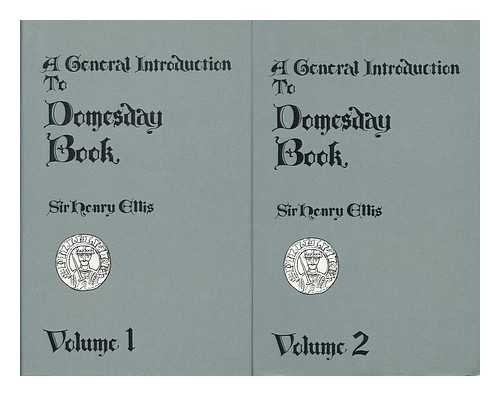 Imagen de archivo de 2 VOLUME SET: A General Introduction to Domesday Book. Volume 1 & 2. a la venta por G. & J. CHESTERS