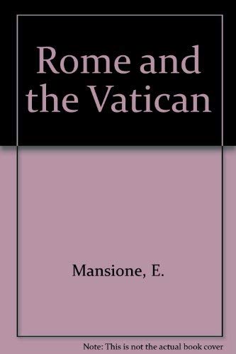 Beispielbild fr Rome and the Vatican zum Verkauf von AwesomeBooks