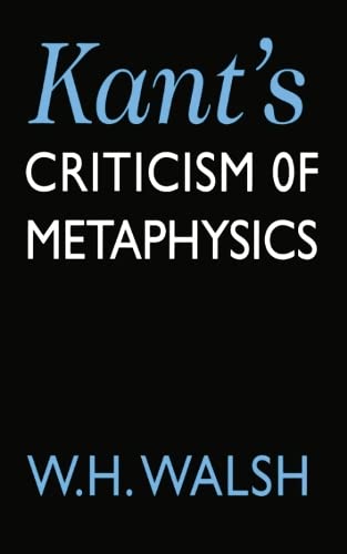 9780585104249: Kant's Criticism of Metaphysics
