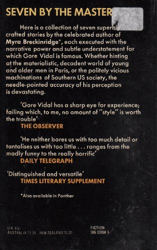 Thirsty Evil: Seven Short Stories (9780586039946) by Gore Vidal