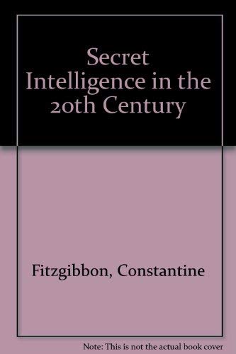 Imagen de archivo de Secret Intelligence in the 20th Century a la venta por WorldofBooks