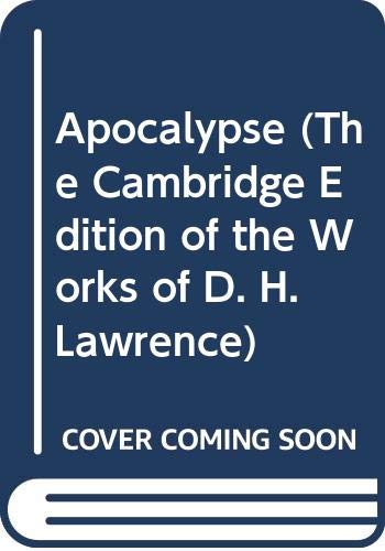 9780586052730: Apocalypse (The Cambridge Edition of the Works of D. H. Lawrence)