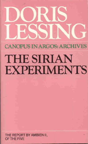 9780586054758: The Sirian Experiments