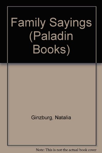 Stock image for Family Sayings (Paladin Books) for sale by AwesomeBooks