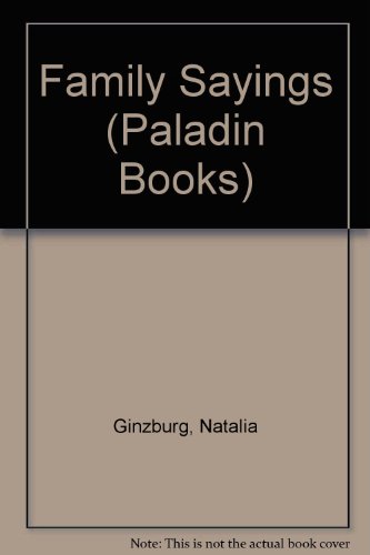 Family Sayings (Paladin Books) (9780586085738) by Natalia Ginzburg