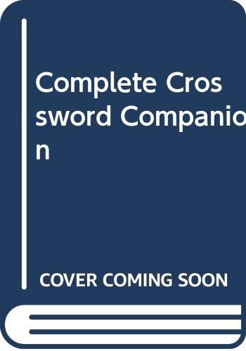 9780586205198: Complete Crossword Companion