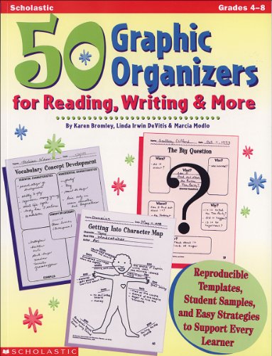 Beispielbild fr 50 Graphic Organizers for Reading, Writing More (Grades 4-8) zum Verkauf von Red's Corner LLC