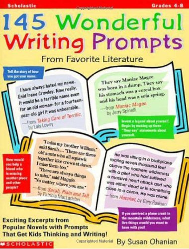 Stock image for 145 Wonderful Writing Prompts From Favorite Literature (Grades 4-8) for sale by SecondSale