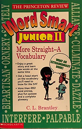 Stock image for The Princeton Review Word Smart Junior II (More Straight-A Vocabulary) for sale by SecondSale