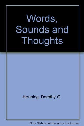 Stock image for Words, Sounds and Thoughts for sale by ThriftBooks-Dallas