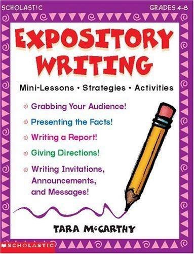 Beispielbild fr Expository Writing (Grades 4-8) zum Verkauf von SecondSale