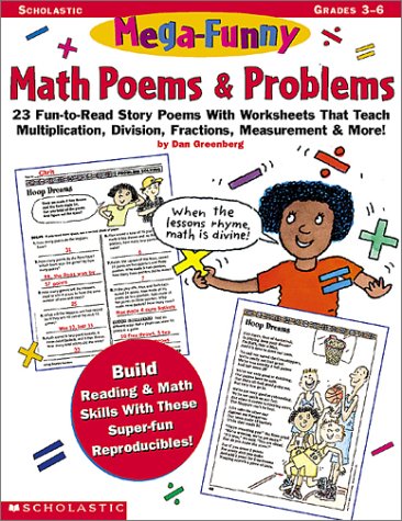 Beispielbild fr Mega-Funny Math Poems & Problems (Grades 3-6) zum Verkauf von HPB-Diamond