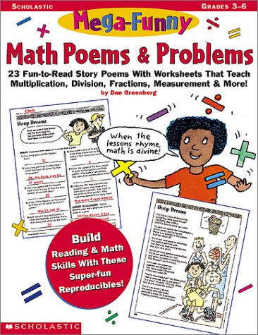 9780590187350: Mega-Funny Math Poems & Problems