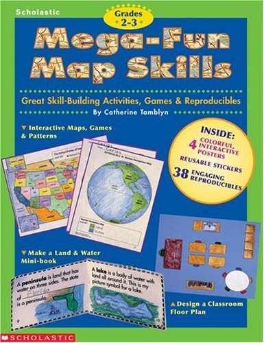 Beispielbild fr Mega-fun map skills zum Verkauf von The Book Cellar, LLC