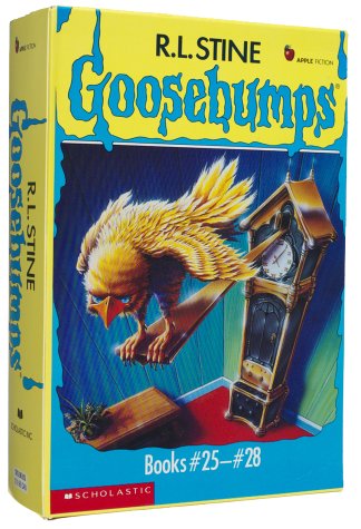 Imagen de archivo de Goosebumps Boxed Set, Books 25 - 28: Attack of the Mutant, My Hairiest Adventure, A Night in Terror Tower, and The Cuckoo Clock of Doom a la venta por Byrd Books