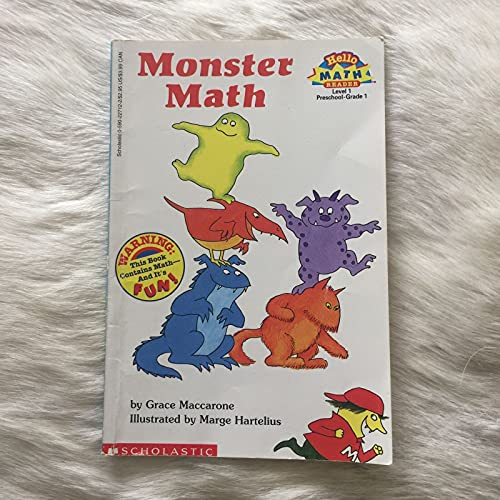 9780590227124: Schol Rdr Lvl 1: Monster Math