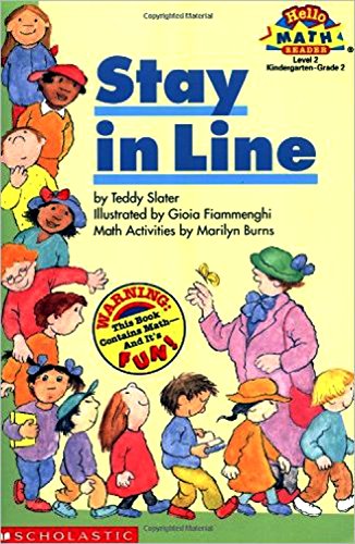 9780590227131: Stay in Line (Hello Math Reader, Level 2, Kindergarten-Grade 2)